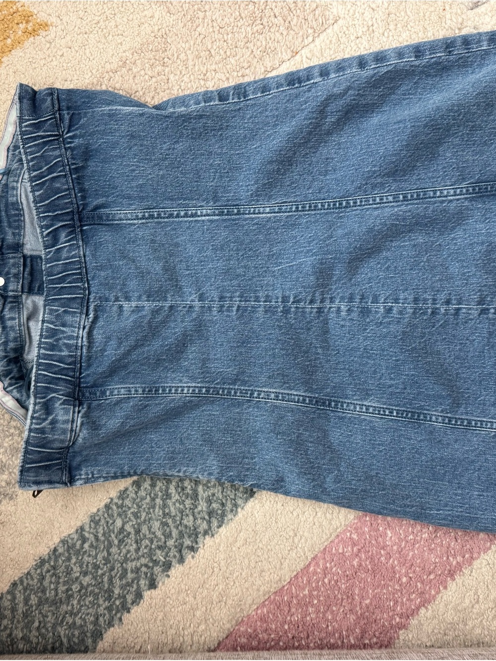 Abercrombie & Fitch Button-Front Denim dress - Blue - Picture 3 of 3